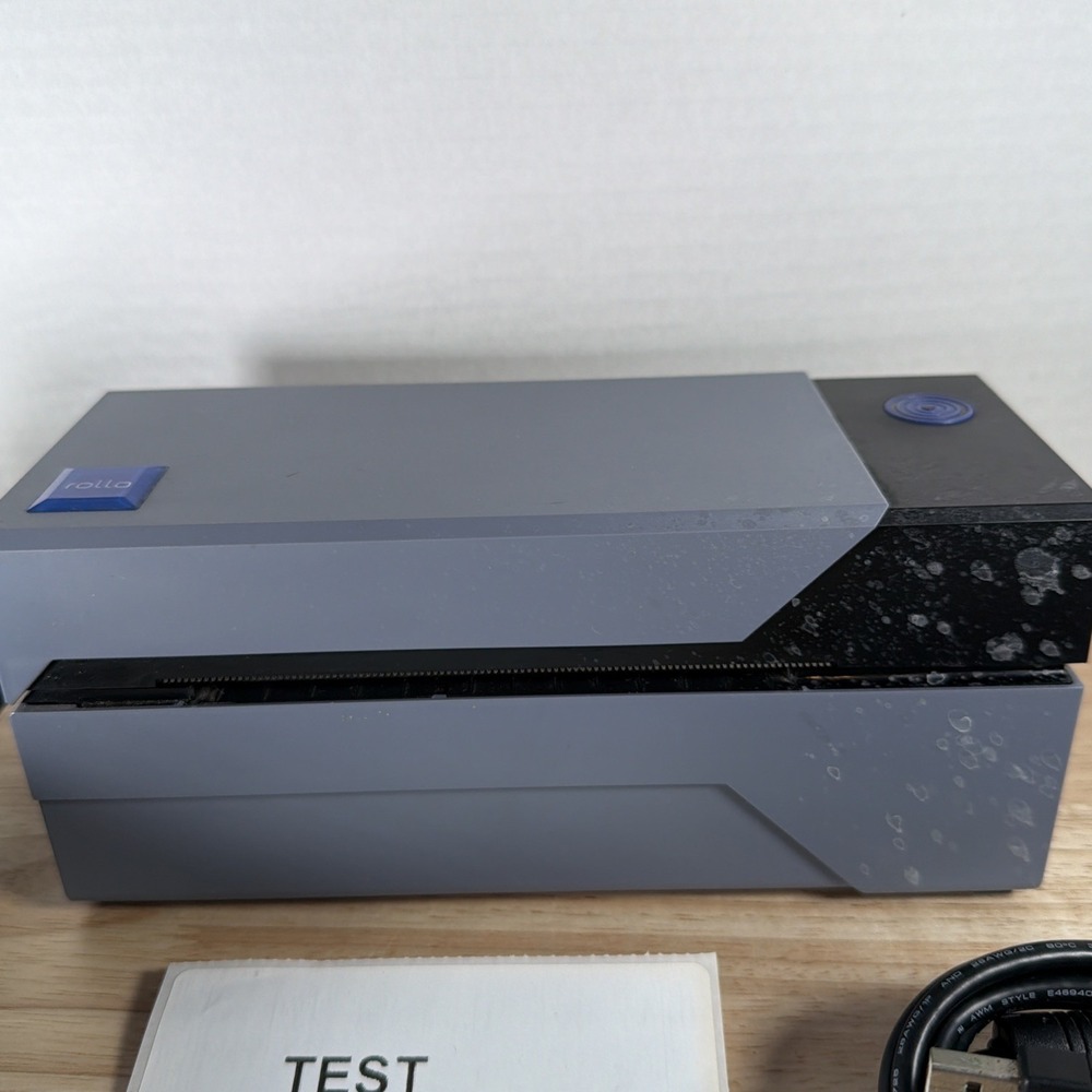 Rollo Thermal Label Printer X1038 w/ Power Supply and USB Cable Tested Working - Picture 5 of 9